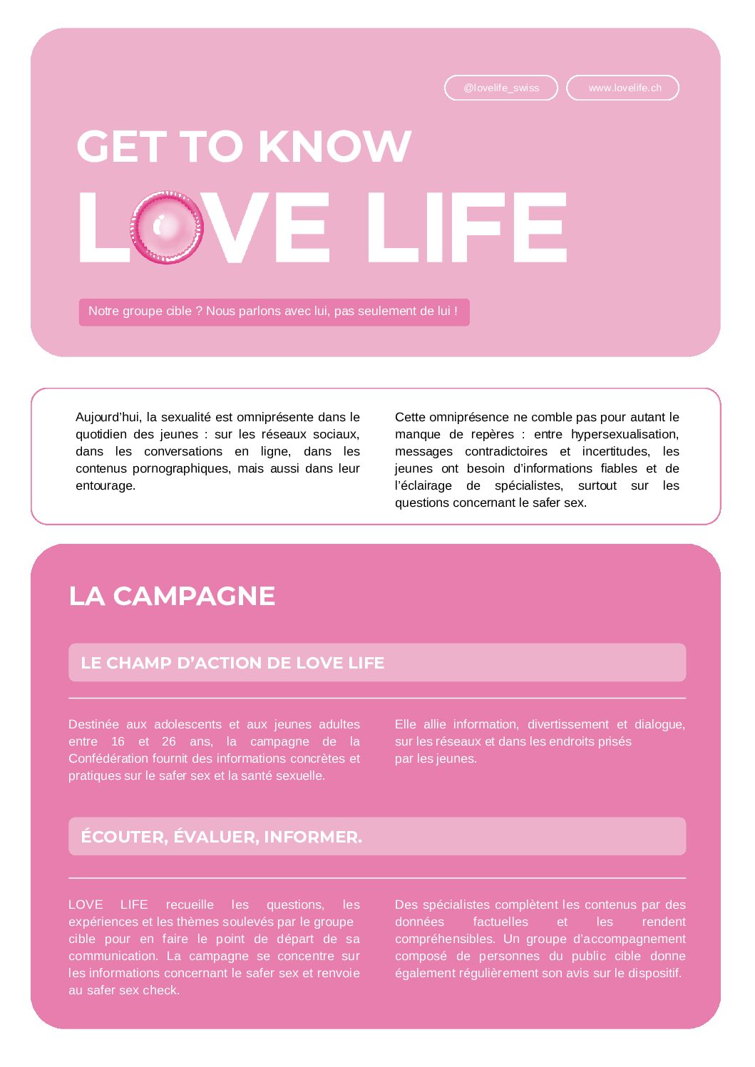 Participe à la nouvelle campagne LOVE LIFE…